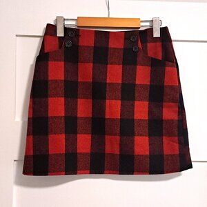 Mini plaid skirt Etam